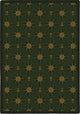 Kaleidoscope Rug, Mariner's Tale, Emerald, 5'4"x7'8"