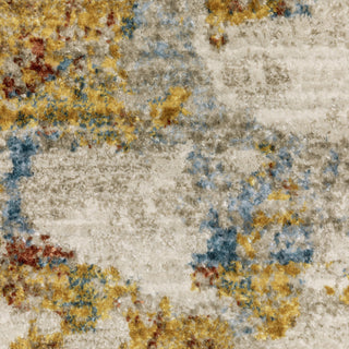 Oriental Weavers Bauer 1340W Abstract Rug, Beige, 6'7"x9'6"