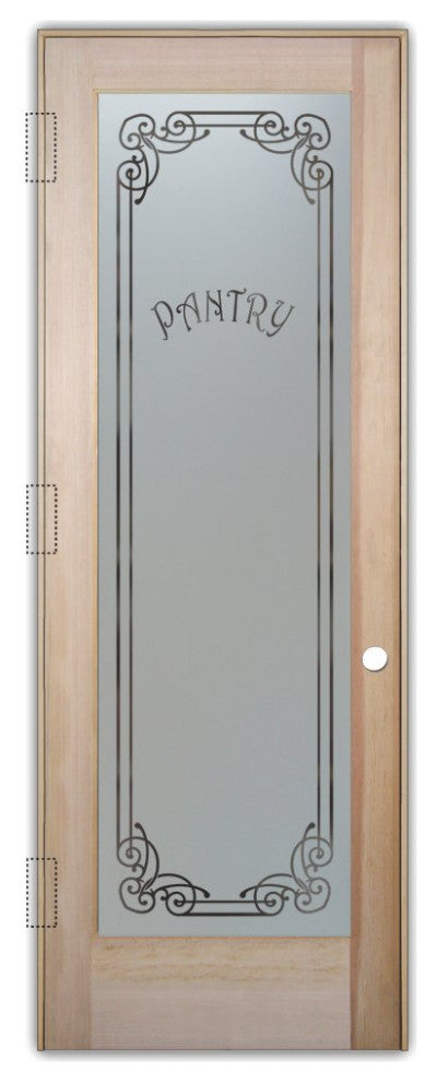 Pantry Door - Naples Harrington - Douglas Fir (stain grade) - 24" x 96" -...