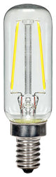 2.5W T6 LED Clear Candelabra Base, 2700k, 200 Lumens, 120V