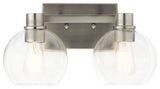 Bath 2-Light, Brushed Nickel