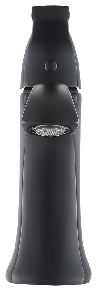 Ancona Morgan Single Lever 1-Hole Bathroom Faucet, Matte Black