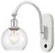 Innovations 518-1W-WPC-G124-6 1-Light Sconce, White and Polished Chrome