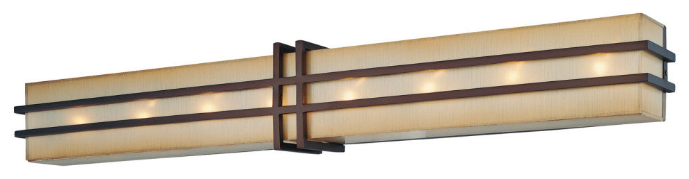 Minka Metropolitan, N2958-1-267B, Underscore, 8-Light Bath