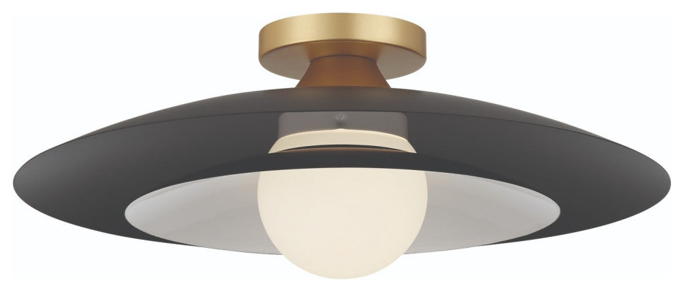 Welsh 1 Light LED 18" Sconce, Black
