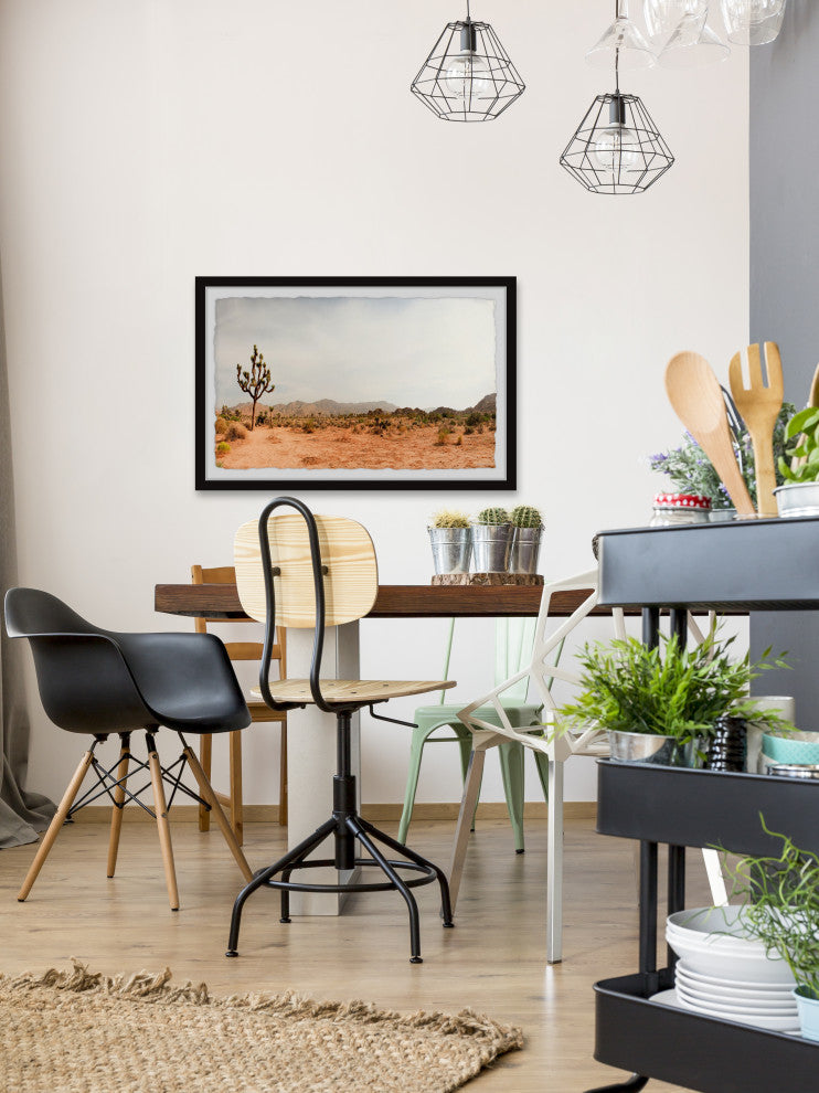 "Into the Desert I Go" Framed Painting Print, 18x12