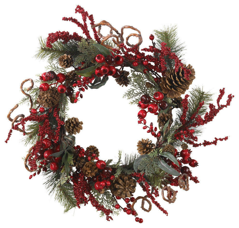 24" Assorted Berry Wreath