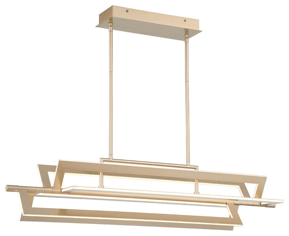 Livra 1-Light Chandelier, Gold