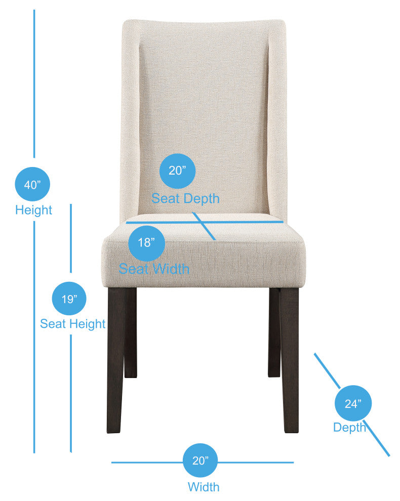 Napa Upholstered Side Chair Set of 2