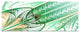 Green on White Fractal Stained Glass, Abstract Canvas Art, 83"x32", 7 Panels