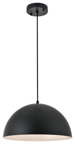 Black Finish 1-Light Pendant