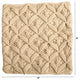 18" Boho Diamond Woven Macrame Decorative Pillow Cover