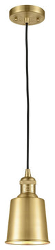 Innovations 201C-SG-M9-SG Addison 1 Light Mini Pendant, Satin Gold