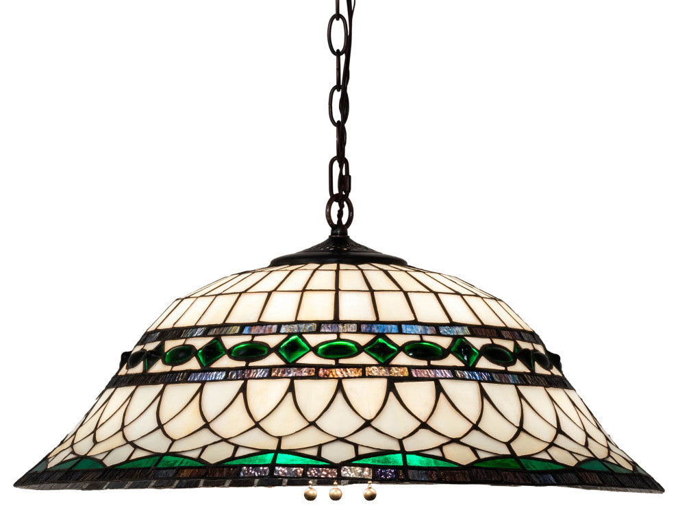 24 Wide Tiffany Roman Pendant