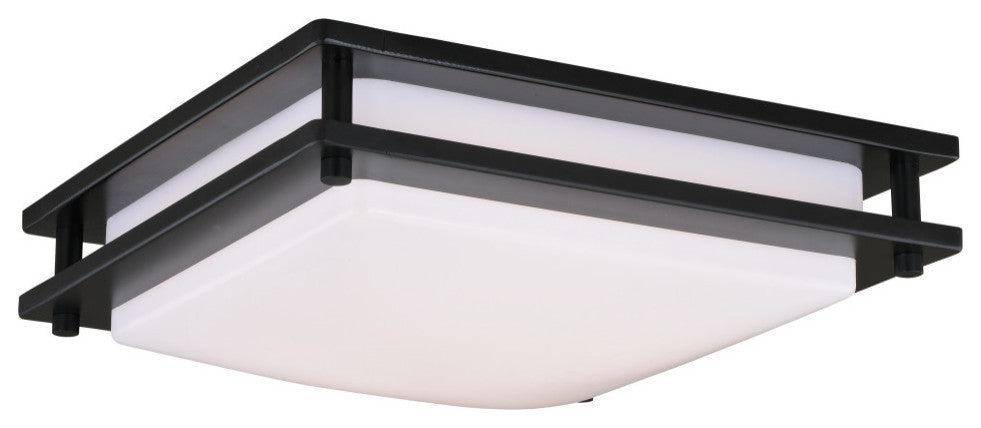 Horizon 12" LED Flush Mount, Oil Burnished Bronze