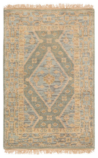 Surya Zeus ZEU-7826 8'x11' Rug, Sage/Denim/Khaki/Camel