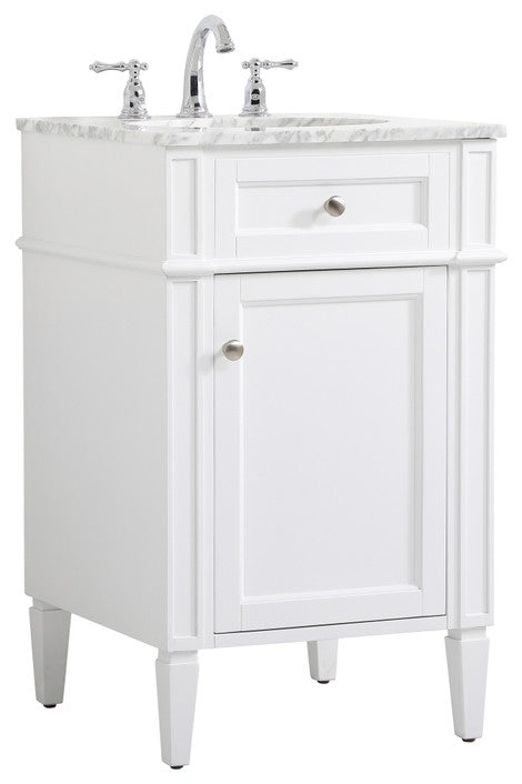 Home Living 21" Single Bathroom Vanity, White