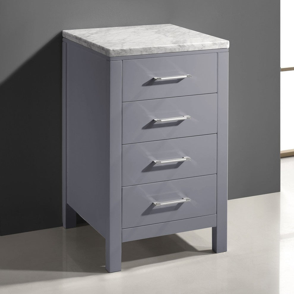 Caroline Parkway 20" Side Cabinet, Gray