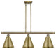 Ballston Cone Island Light, Antique Brass, Antique Brass