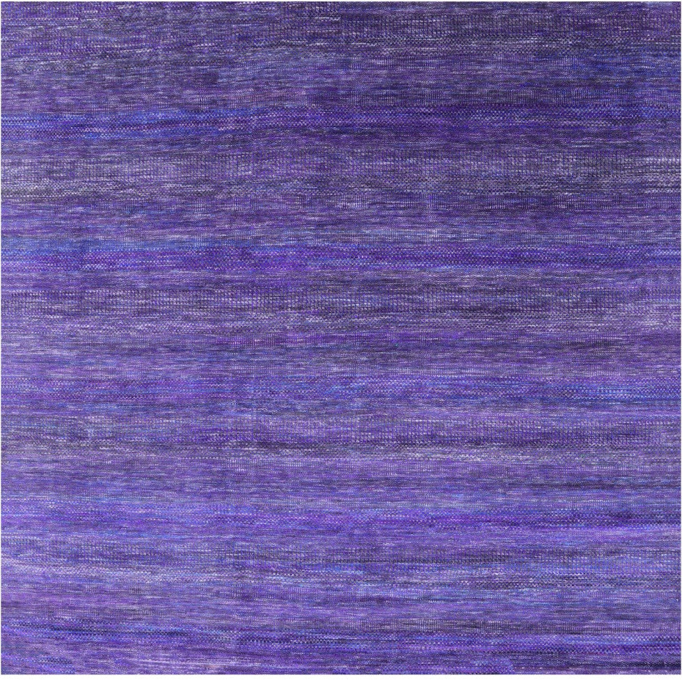 10' Square Super Savannah Gabbeh Handmade Wool and Silk Rug Q6871