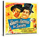 "Abbott & Costello - In Society" Canvas by Hollywood Photo Archive, 30x30"