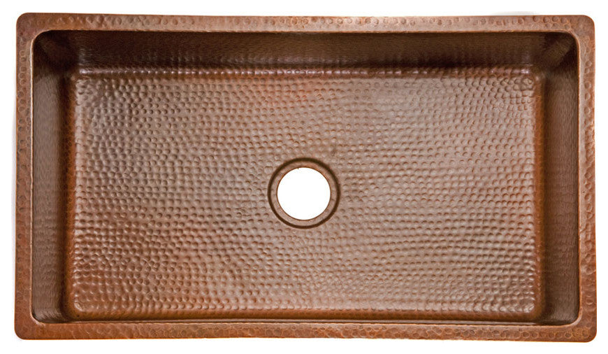 KSB33199 33'' Antique Copper Kitchen Single Basin Sink