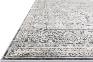 Lucia Rug, Steel/Ivory, 1'6"x1'6" Sample Swatch