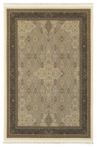 Oriental Weavers Masterpiece Ivory/ Dark Blue Oriental Area Rug 9'10"X12'10"