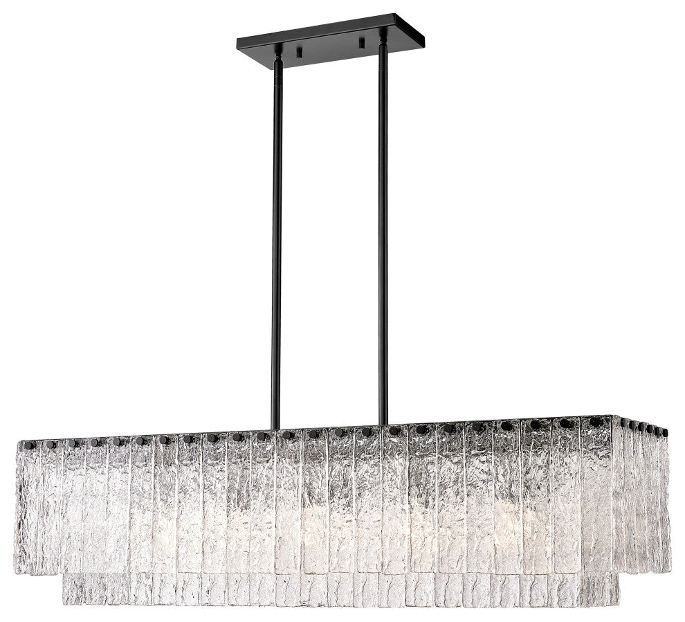 Zlite 1943-42L-MB 5-Light Island, Clear