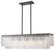 Zlite 1943-42L-MB 5-Light Island, Clear