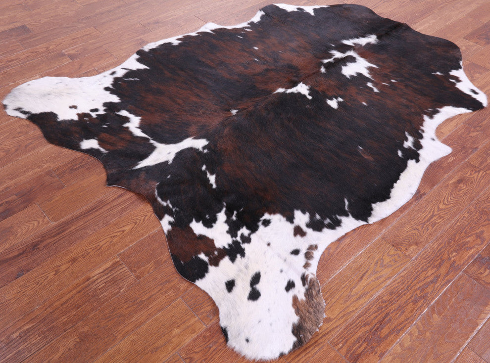 5' 11" X 5' 8" Natural Cowhide Rug C1867