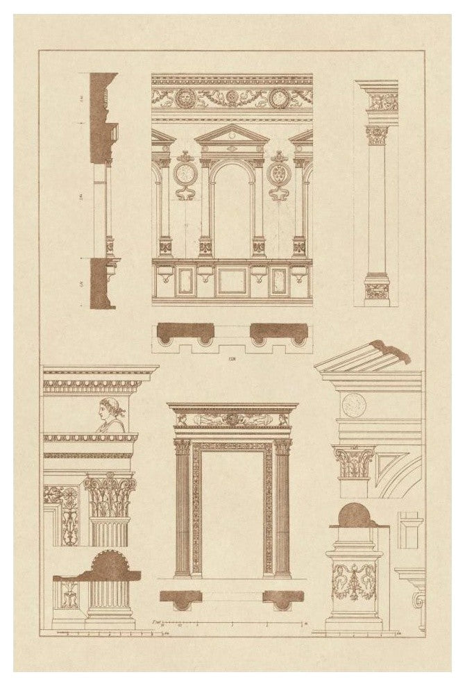 "Window in Dodge's Palace, Palazzo Vecchio, Santa Croce" Paper Art, 14"x20"