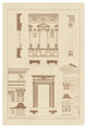 "Window in Dodge's Palace, Palazzo Vecchio, Santa Croce" Paper Art, 14"x20"
