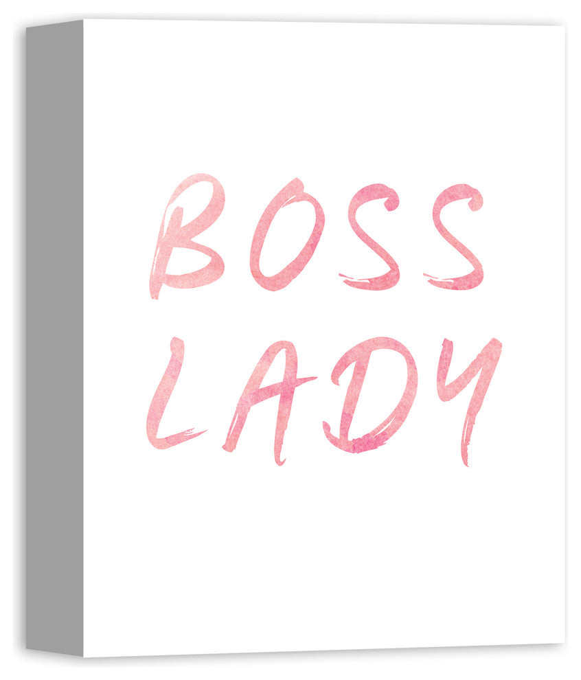 Boss Lady Watercolor 11x14 Canvas Wall Art