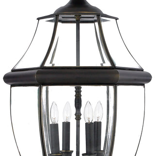 Quoizel NY9045 Newbury 4 Light 30" Tall Post Lantern - Mystic Black