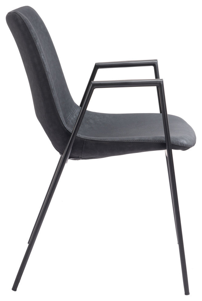 Desi Dining Chair, Set of 2 Black