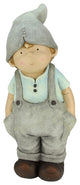 Young Boy with Hands in his Pockets Outdoor Patio Garden Statue, Large
