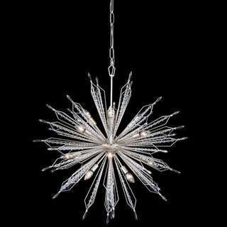 Varaluz Orbital Medium 12-Lt Pendant, Gold Dust