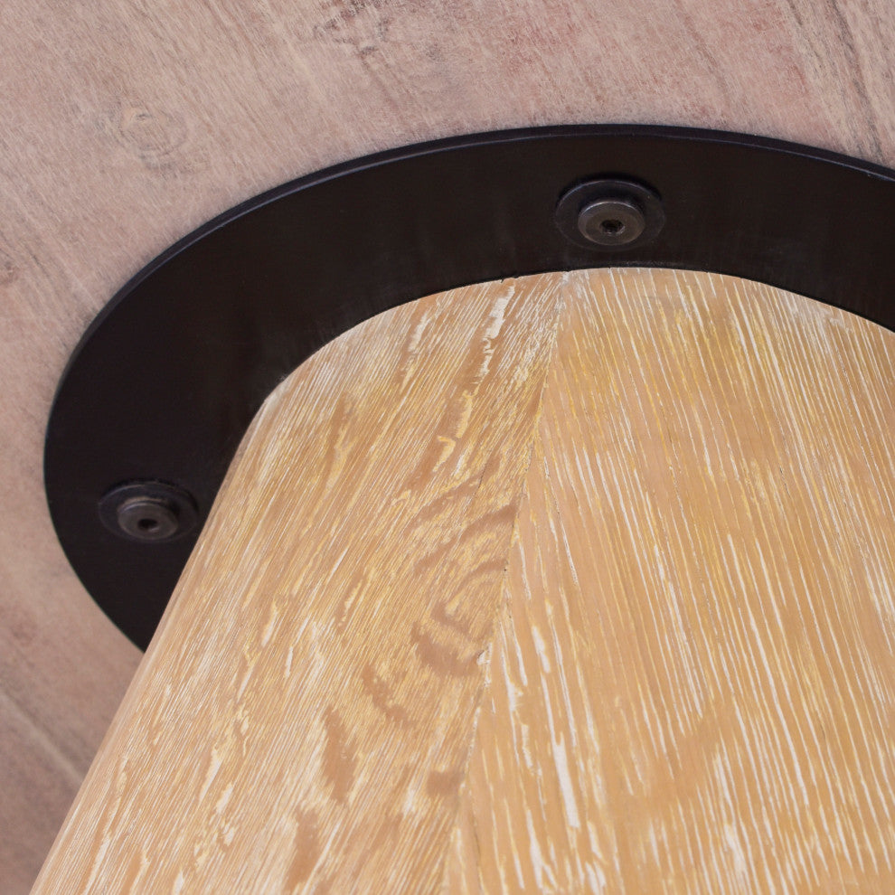 Linette Dining Table, Solid White Oak Wood