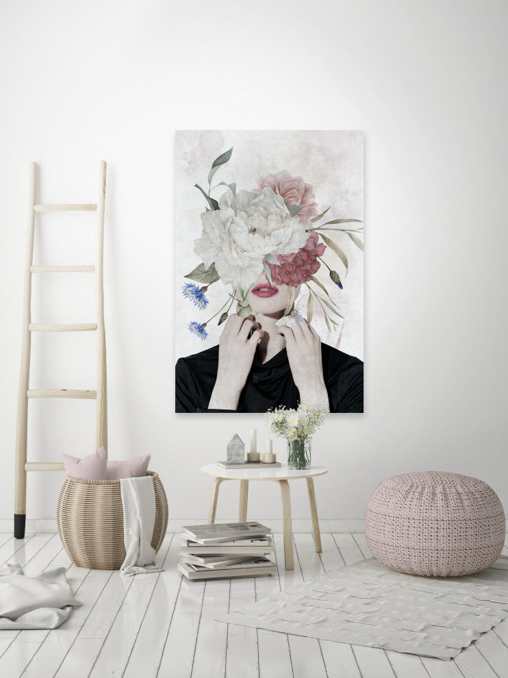 "I Decide My Vibe" Painting Print on Wrapped Canvas, 12x18