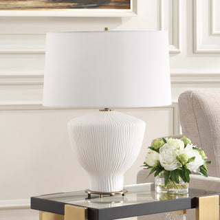Uttermost Maisie White Table Lamp
