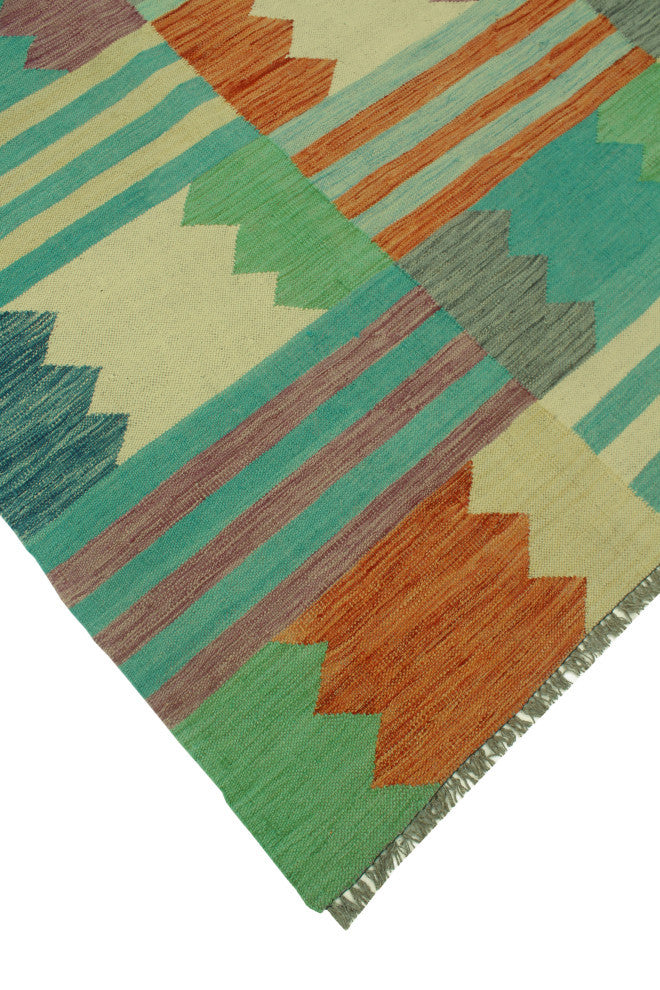 Winchester Kilim Jessica Red/Beige Rug, 8'2x9'7
