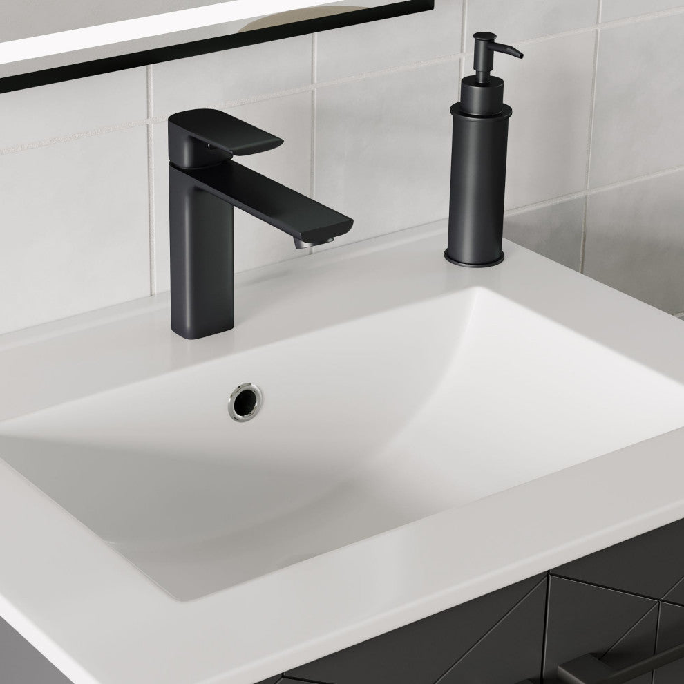 The Forma Bathroom Vanity, Black, 24