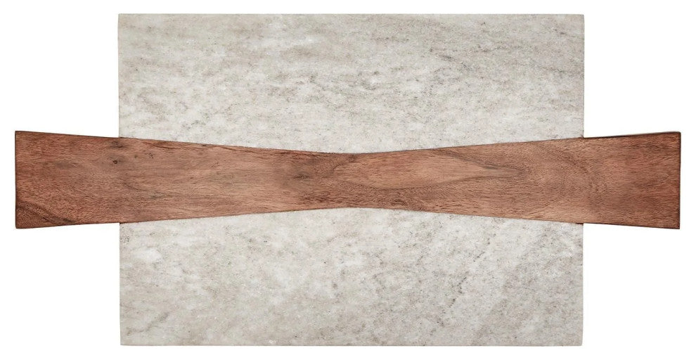 Two's Company Polished Marble Charcuterie / Tapas / Cheese Serving Board