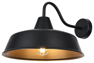 Home Living 20" Outdoor Wall sconce, Black