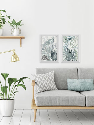 Mystic Tropical Diptych, 16"x12"