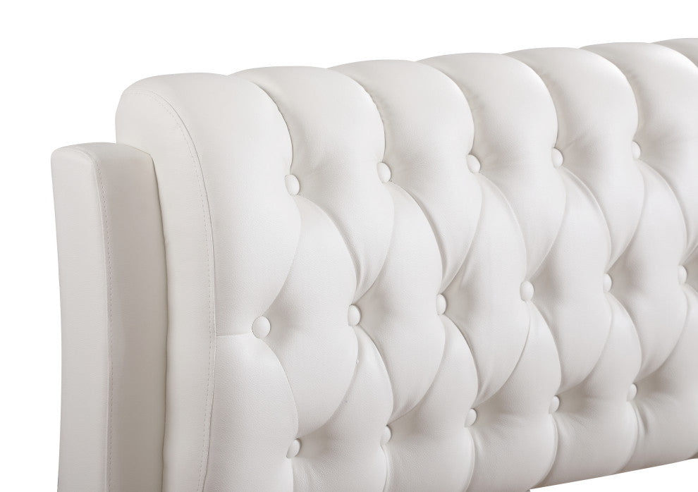 Bed, White, King