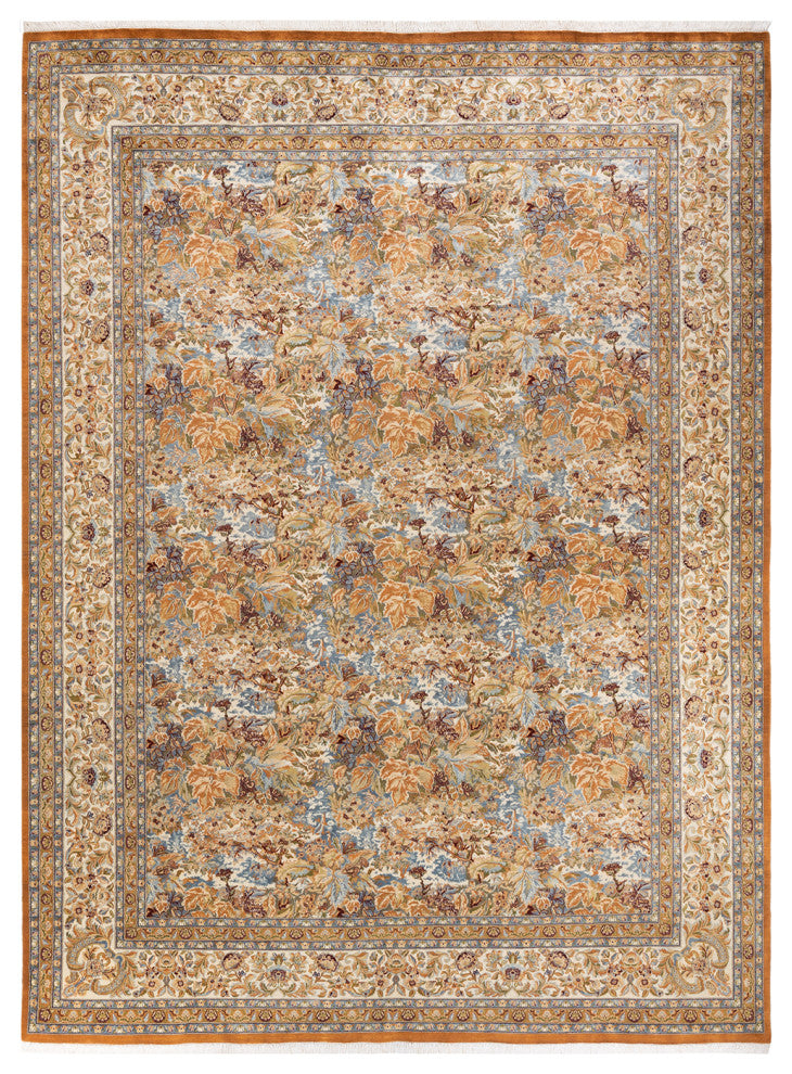 Mogul, One-of-a-Kind Hand-Knotted Area Rug Yellow, 8' 10" x 12' 1"