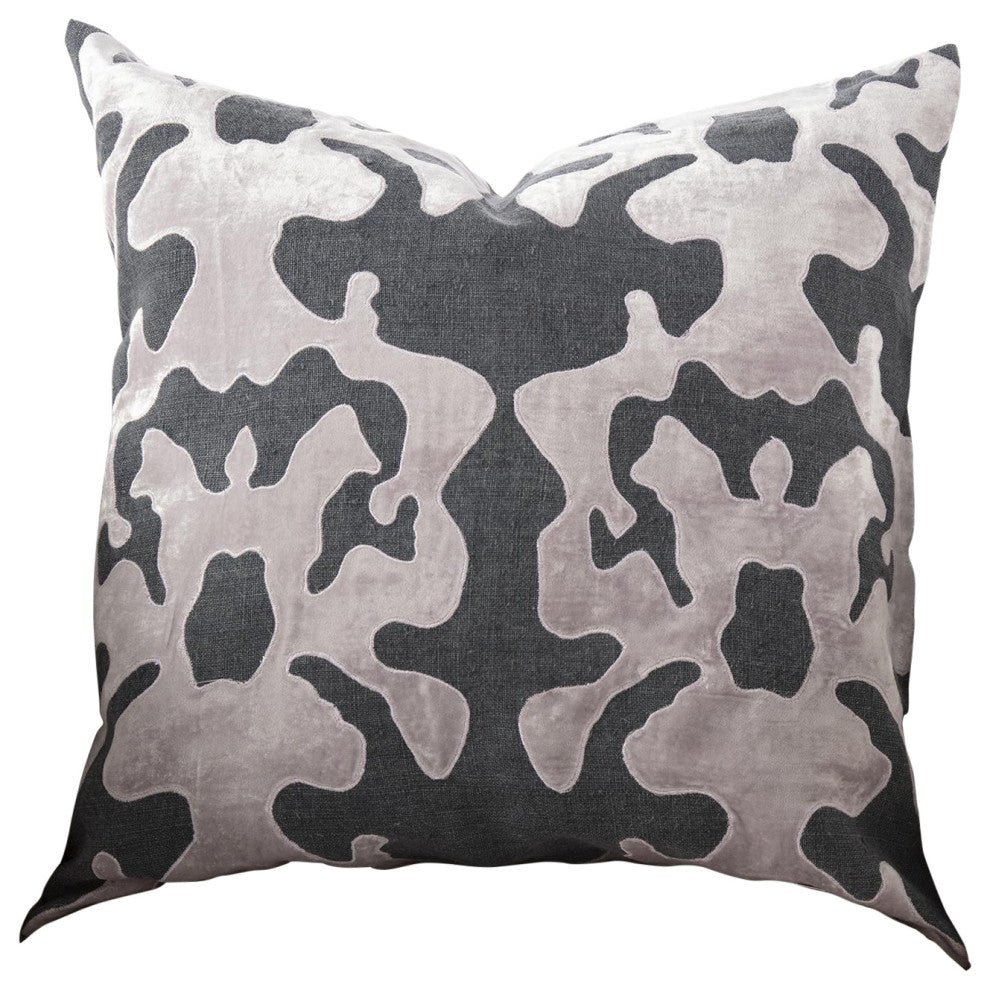Ink Blot Pillow, Lavender, 22