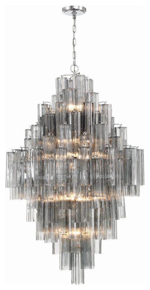 Crystorama Addis 20 Light Polished Chrome Chandelier